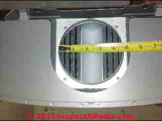 LP gas water heater vent troubles © D Friedman at InspectApedia.com 