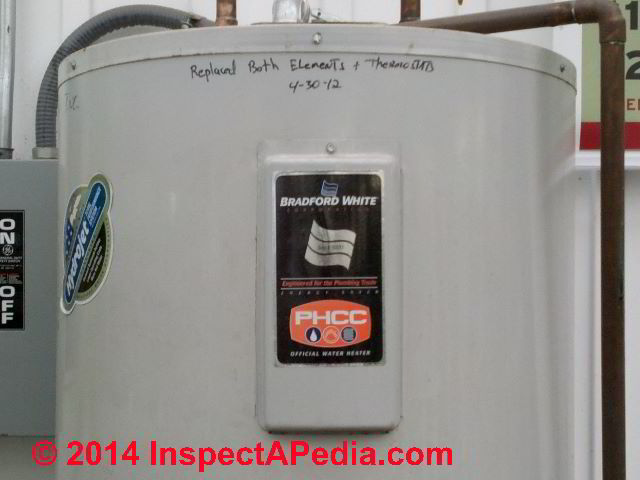 How To Find The Age Of A Hot Water Heater Calorifier Geyser
