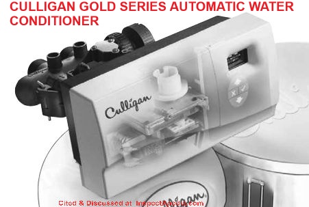 Culligan Gold Series Water Softener - Manual at InspectApedia.com