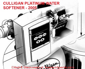 Culligan Platinuym Water Softener - 2005 - at InspectApedia.com