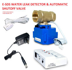 E-SDS leak detector & automatic shutoff valve at InspectApedia.com