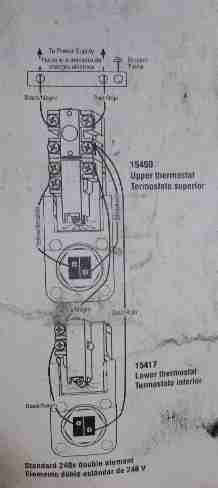 Rheem Electric Water Heater Wiring Diagram from inspectapedia.com