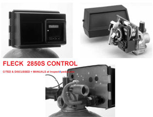 Fleck 2850S Softener Control at InspectApedia