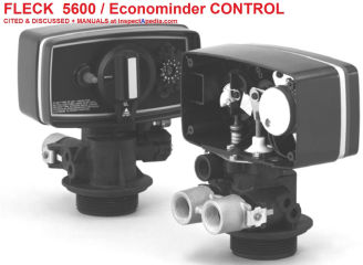 Fleck 5600 Econominder Control & Manual at InspectAPedia.com