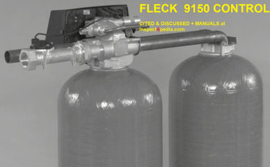 Fleck 9500 Softener control identification & manual at InspectApedia.com