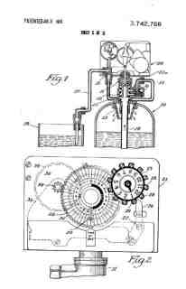 Fleck water softener patent illustration - InspectApedia.com