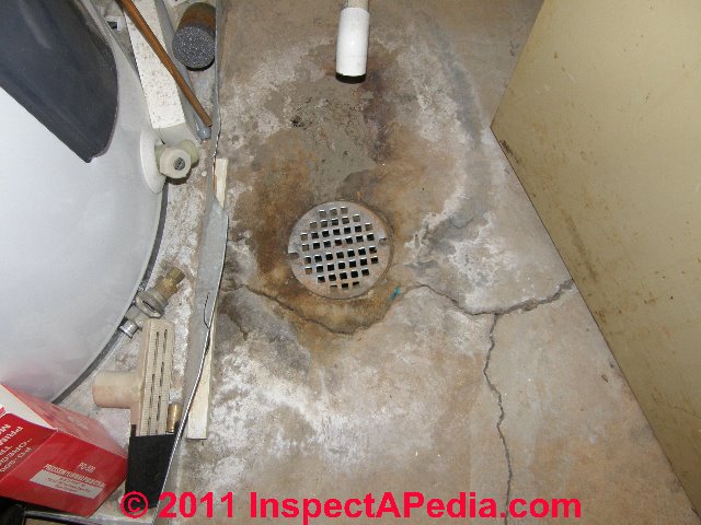 ac basement floor drain clogged