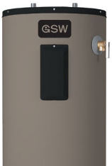 GSW Electric water heater cited and discussed at InspectApedia.com