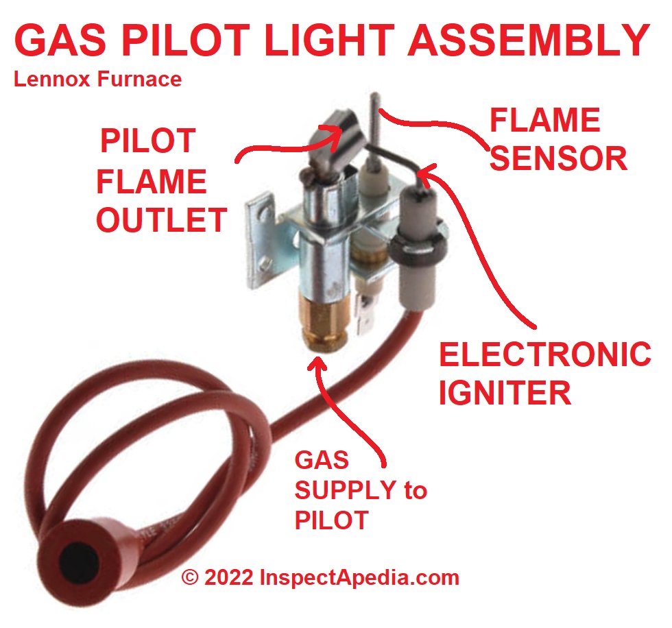 Pilots Assembly And Thermocouple 50cm (19.7 Inch) - Stainless