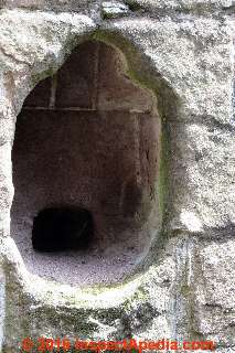 Goodrich Castle carved sink, Ross_on_Wye_Herefordshire, UK (C) Daniel Friedman