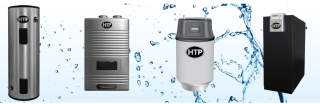 Examples of HTP water heating products, cited & discussed at InspectApedia.com