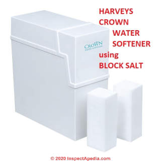 Harveys Crown Water Softener at InspectApedia.com