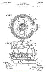 Hoyt, Robert C. WATER HEATER GAS BURNER [PDF] U.S. Patent 1,756,748, issued April 29, 1930. at InspectApedia.com