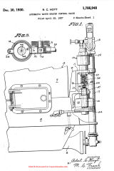 Hoyt Patent Hoyt-Patent-US1786948 Automatic Water Heater Control Valve - at InspectApedia.com