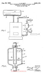 Hoyt water compensator patent 1959 - at InspectApedia.com