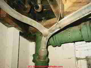 Lead Drain Piping (C) Daniel Friedman