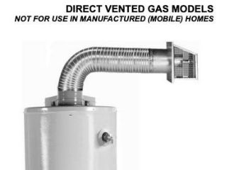 Lochinvar direct vent gas water heater - manual at InspectApedia.com
