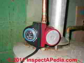 Hot water loop circulator timer (C) Daniel Friedman