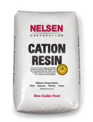 Nelsen water softener cation resin in bag - cited & discussed at InspectApedia.com General Technolgies SPC