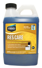 ResCare softener cleaner from Pro Products cited & discussed at InspectApedia.com 