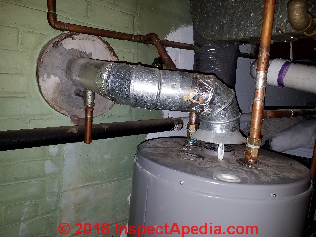 can water heater exhaust pipe be flex type