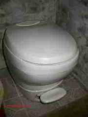 Thetford flush toilet (C) Daniel Friedman