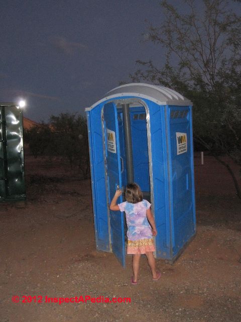 Portpotty "outhouse" john in Tucson AZ (C) Daniel Friedman