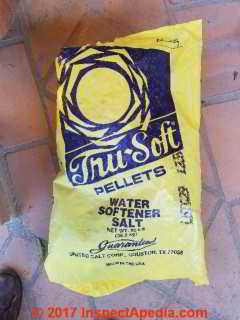 Tru-Soft water softener pellets (C) Daniel Friedman