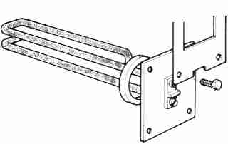 Water heating element sketch