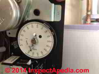 Water softener control pins set regen cycle time (C) Daniel Friedman