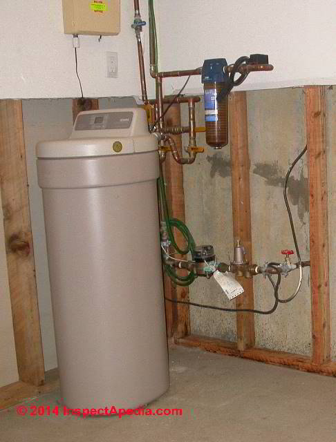 where does a water softener need to be installed