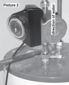 Watts 50800 hot water circulator at InspectApedia.com source cited in article along with contact information for Watts