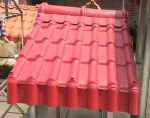  Telhas de Resina ASA - veja lista abaixo para informações de contato para estas telhas feitas na China ou Índia