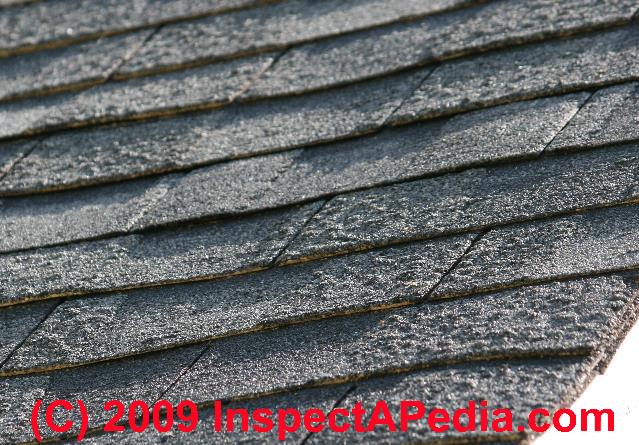 Blistered Asphalt Roof Shingles, Shingle Rash Blisters as a Product ...