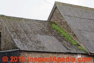 Rusted galvanized steel roof at St. Weonards in the U.K. (C) Daniel Friedman