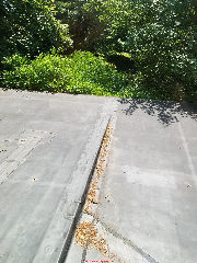 EPDM roof patching (C) Inspectapedia.com reader