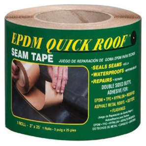 UltraBond roof repair tape can fix leaks - SteelLok discussed at InspectApedia.com