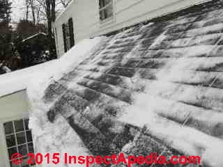 Emergency ice dam leak diagnosis & repair (C) Daniel Friedman