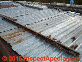 Galvanized steel roof at Lourdes in Mexico (C) Daniel Friedman
