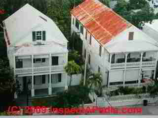 Metal roofing rust in Key West Florida (C) Daniel Friedman