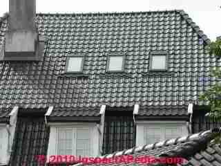 Glazed clay roof tiles in Norway (C) Daniel Friedman