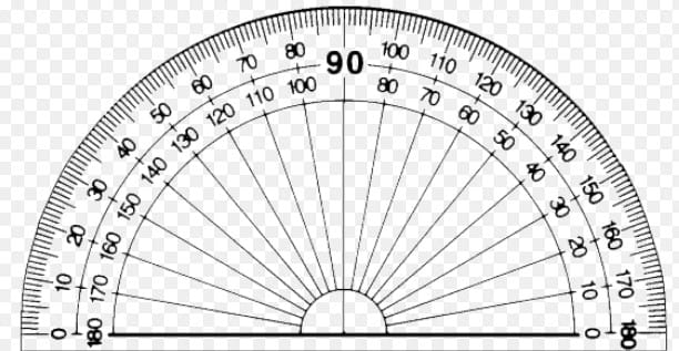 roof measurements from ground level using a folding ruler slope rise