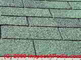 Blistered Asphalt Roof Shingles, Shingle Rash Blisters as a Product ...