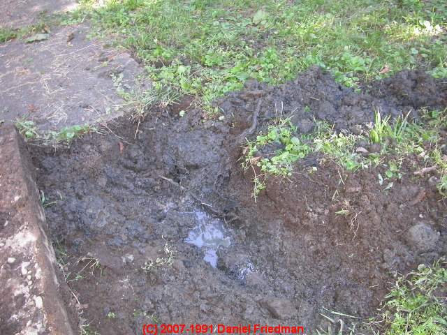 Clogged pipe from house to septic tank