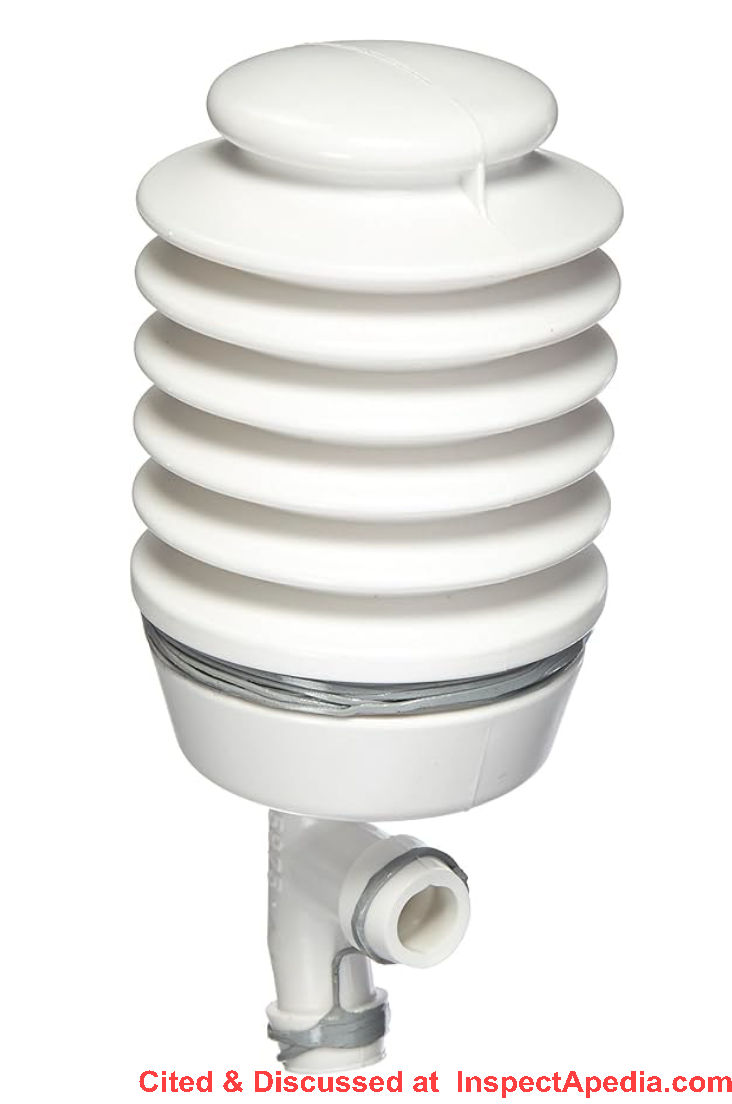Replacement bellows pump for chemical toilets, from Thetford - cited & discussed at InspectApedia.com