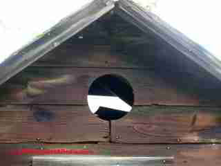 Outhouse vent (C) Daniel Friedman