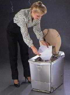 Photo of the Incinolet waterless incinerating toilet