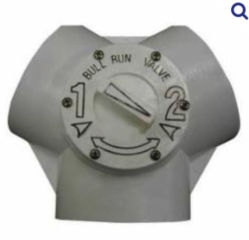 American Mfg Bull Run™ Septic Valve, 4 Inch For PVC SCH 40 Pipe selling for about $85. U.S. cited & discussed at InspectApedia.com