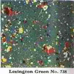 Lexington green asbestos floor tile at InspectApedia.com