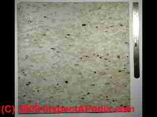 Asbestos floor tiles (C) Daniel Friedman